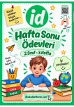 2.Sınıf Hafta Sonu Ödevleri - 3.Hafta