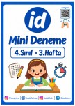 4. Sınıf 3. Hafta Mini deneme