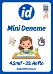 4.Sınıf Mini Deneme - 29.Hafta