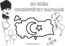Cumhuriyet Bayramı Boyama Etkinliği