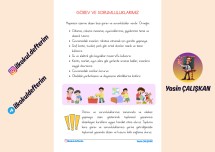 GÖREV ve SORUMLULUKLARIMIZ defter notları