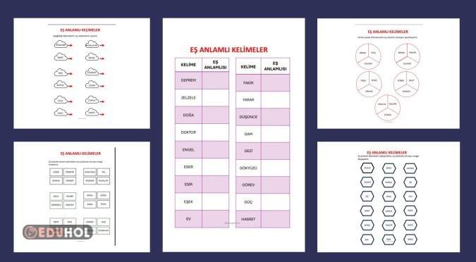 3. SINIF EŞ ANLAMLI KELİMELER