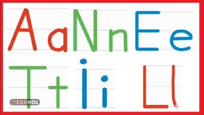 ANETİL grubu harf / kelime kartları