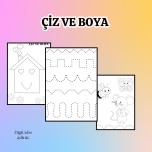 ÇİZGİLERİN ÜZERİNDEN GEÇ VE BOYA