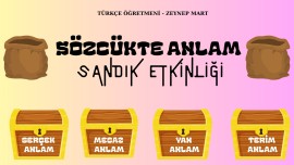 Sözcükte Anlam