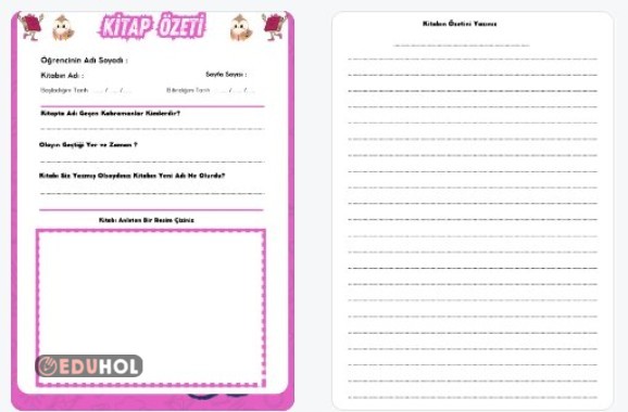 Kitap Özeti Formu 2