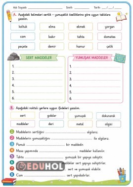 Yumuşaklık ve sertlik