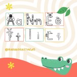 Anetil harf şablonları