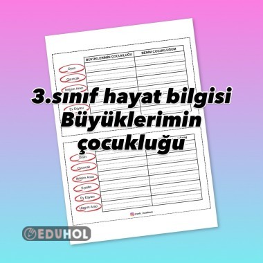 Büyüklerimin çocukluğu