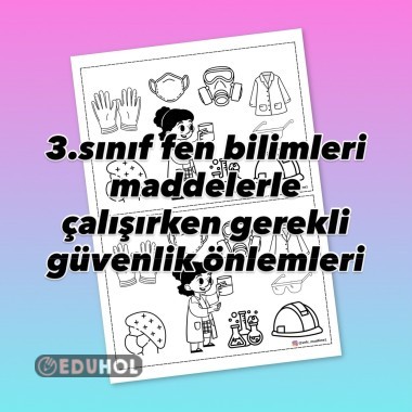Maddeleri kullanırken
