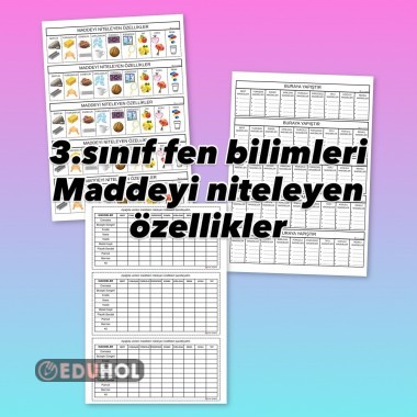 Maddeyi niteleyen özellikler