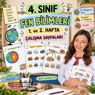 Yer kabuğunun yapısı çalışma sayfası