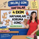 4 Ekim hayvan maskeleri