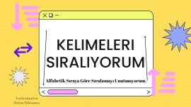 Alfabetik Sıraya Göre Sıralama