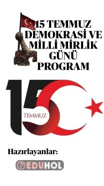 15 Temmuz program kapağı