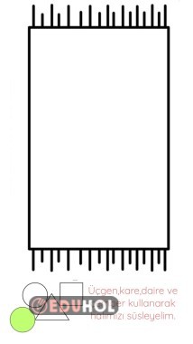 Geometrik şekiller halı