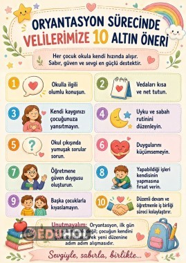 UYUM SÜRECİ ÖNERİLER