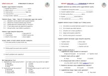 NEZAKET VE GÖRGÜ KURALLARI KONU TEKRARI ÇALIŞMASI