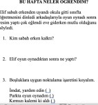 Haftalık Değerlendirme 10 Nisan