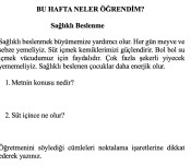 Haftalık Değerlendirme 18 Haziran