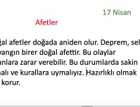 Haftalık Ödev 13-17 nisan
