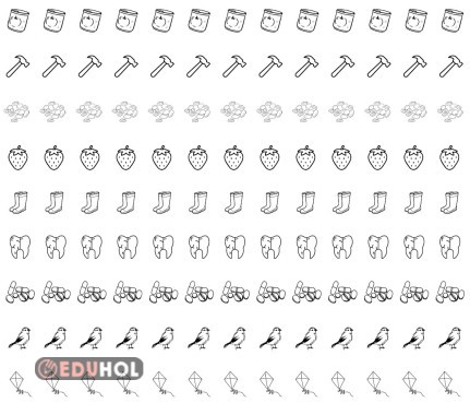 ç harfi kelime görselleri2, dikte