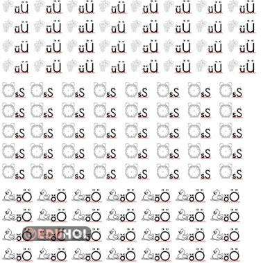 ü harfi, s harfi, ö harfi defter görselleri ve yazım yönü