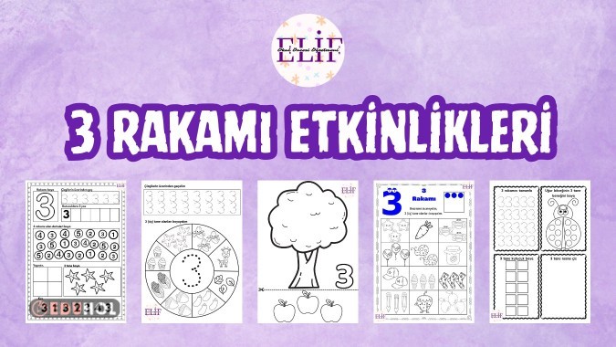 3 Rakamı Etkinlikleri