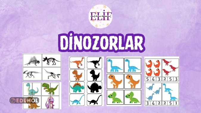 🦖 Dinozorlarla Öğreniyorum: Etkinlik Seti