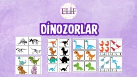 🦖 Dinozorlarla Öğreniyorum: Etkinlik Seti