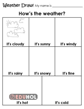 Draw the weather !