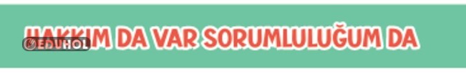 3. Sınıf Hayat Bilgisi Hakkım Da Var Sorumluluğum da Ders Sunumu