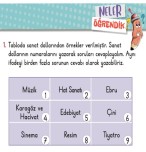 Hayat Bilgisi Hayat Sanatla Güzel Tekrar Zamanı Ders Sunusu