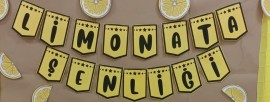 Limonata Şenliği Pano Yazısı