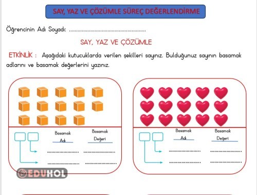 2.SINIF SAY YAZ ÇÖZÜMLE SÜREÇ DEĞERLENDİRME