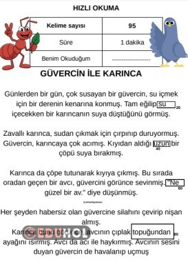 HIZLI OKUMA  1 -METİN