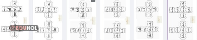 O-K-U SESLERİ OKUMA KÜPLERİ (6 Sayfa)
