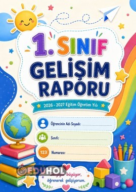BİRİNCİ SINIF GELİŞİM RAPORU KAPAK ÖRNEKLERİ