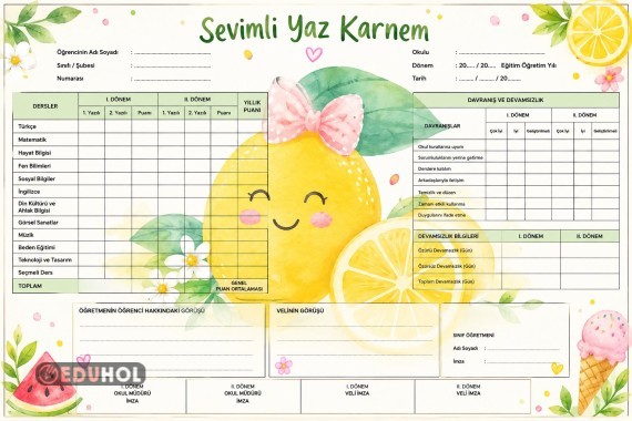 Karne şablonları