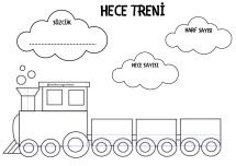 Hecelerine Ayırma Şablonu