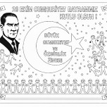 29 ekim boyama sayfası