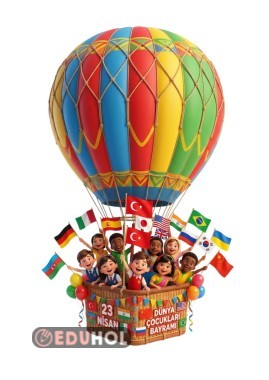 23 NİSAN PENCERE VE PANO İÇİN SÜSLEME