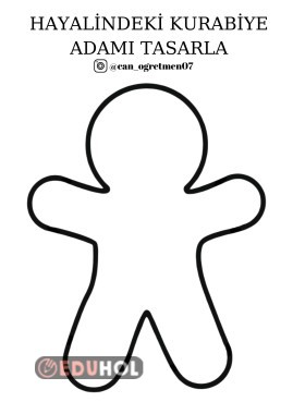 HAYALİNDEKİ KURABİYE ADAMI TASARLA