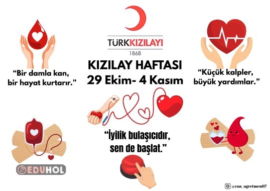 KIZILAY HAFTASI PANO AFİŞİ / POSTERİ