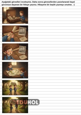 YARATICI YAZMA ÇALIŞMASI- HAZİNE AVI