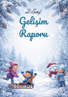 2.SINIF GELİŞİM RAPORU KARNE KILIFI