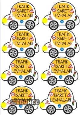 Trafik işaret levhaları kitapçığı ve tabelalar
