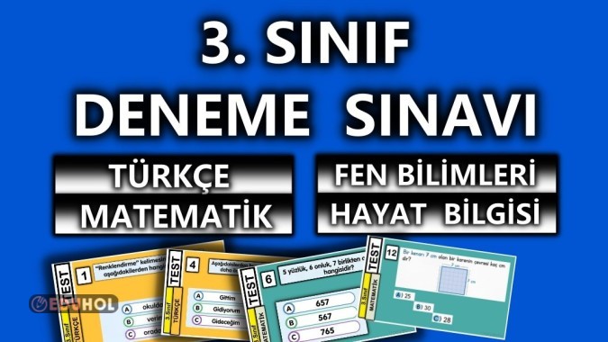 3. Sınıf - Deneme Sınavı