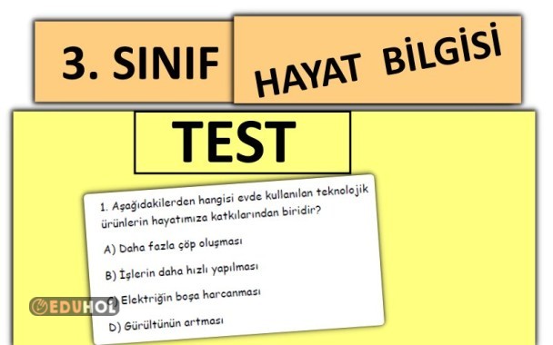3. Sınıf - Hayat Bilgisi - TEST