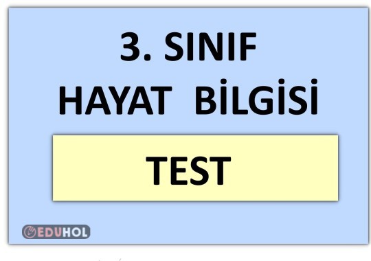 3. Sınıf - Hayat Bilgisi - TEST